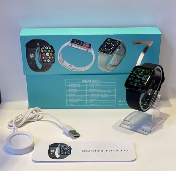 IWO 76 Smart Watch Series 7 44mm 1.75" Heart Rate Monitor N76 Smartwatch for Men Women Samsung Huawei Xiaomi Android Phone