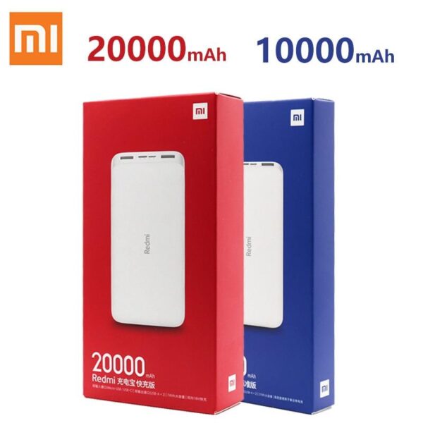 Xiaomi Mi Redmi Power Bank 20000mAh - 18W Fast Charge Dual USB Output