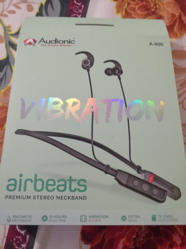 Audionic A-800 Neckband With Extra Bass & High Quality Sound