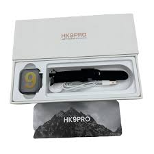 HK9 PRO Amoled Display Smartwatch – Black